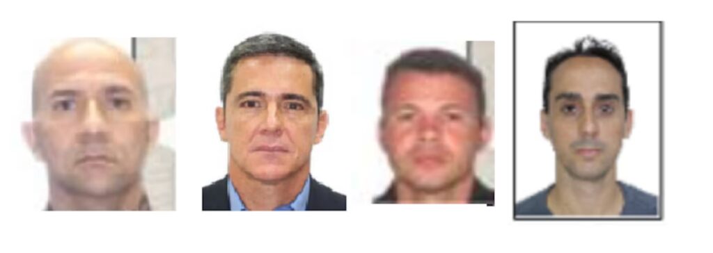 Hélio Ferreira Lima, Mário Fernandes, Rafael Martins de Oliveira e Rodrigo Bezerra de Azevedo, militares alvo da Operação Contragolpe Foto: Polícia Federal